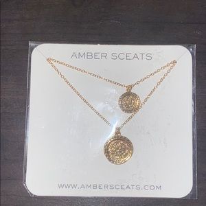 Amber Sceats Double Coin Necklace